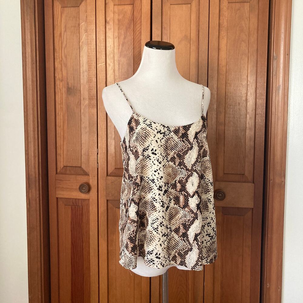 Alter’d State Snakeskin Print Tank Top, Size XS